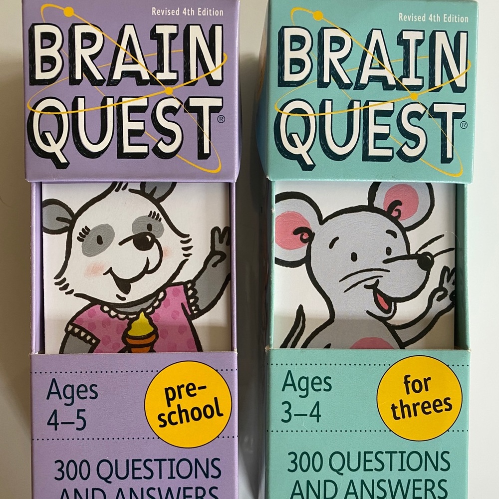 Workman Brain Quest Trivia cards - 2 sets